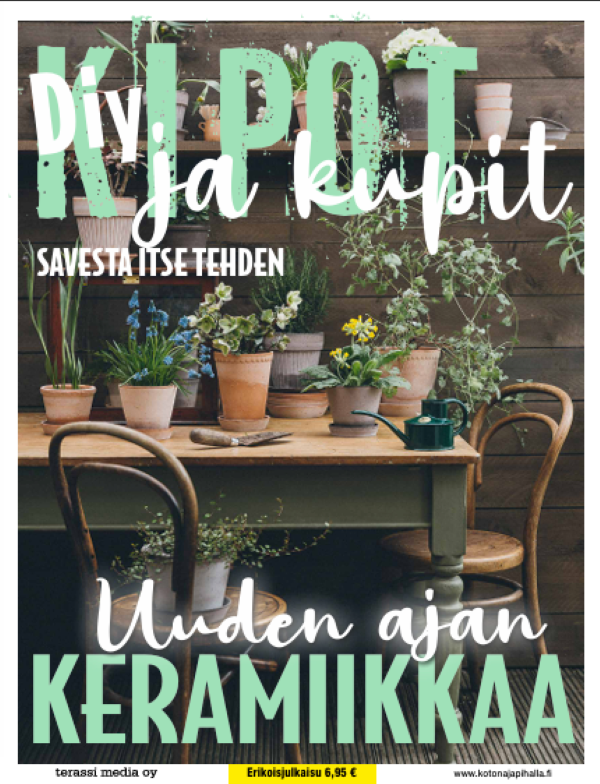 DIY Kipot ja KUPIT keramiikkaa itse tehden -OPAS  kansi