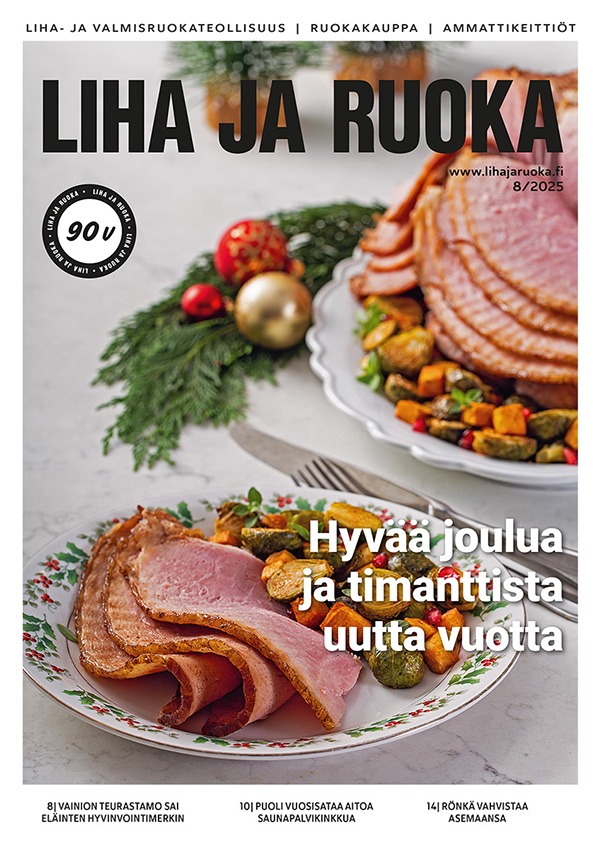 Kansikuva Liha ja ruoka 2025