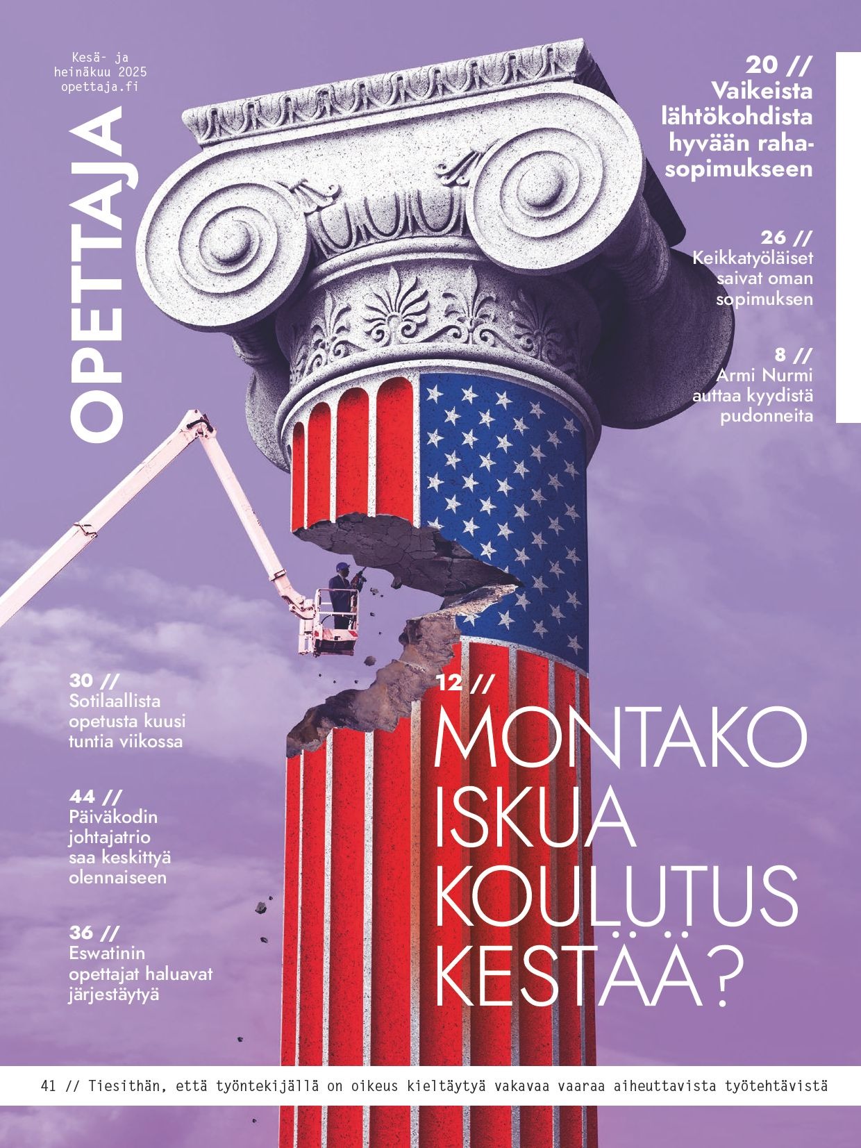 Kansikuva Opettaja 2025