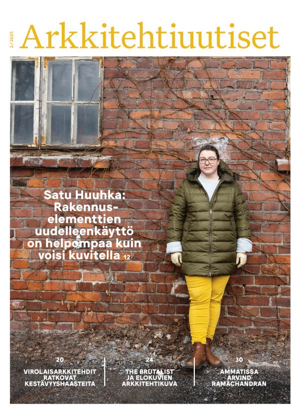 Kansikuva Arkkitehtiuutiset 2025