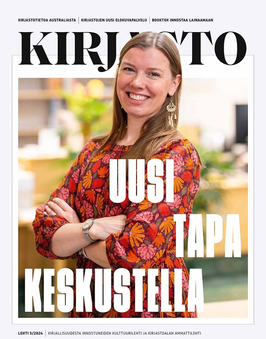 Kirjastolehti kansi