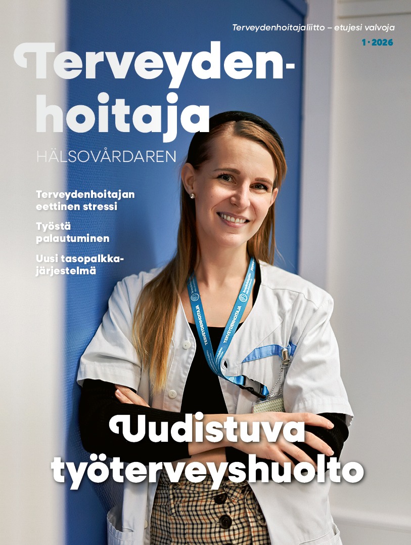 Terveydenhoitaja-Hälsovårdaren kansi