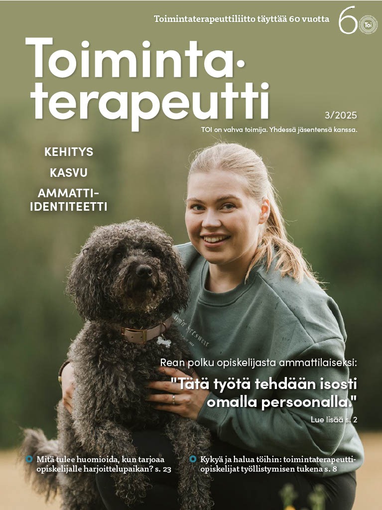 Toimintaterapeutti kansi