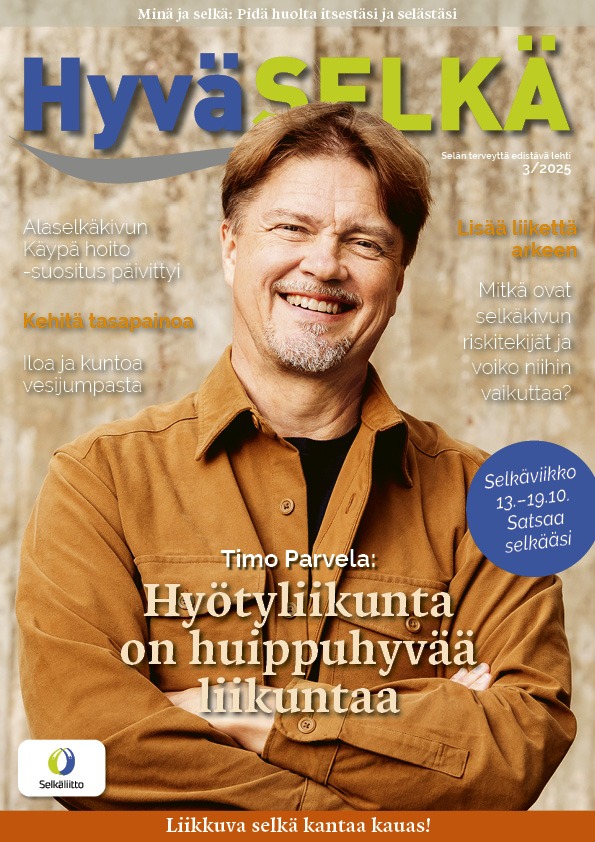 Hyvä Selkä kansi