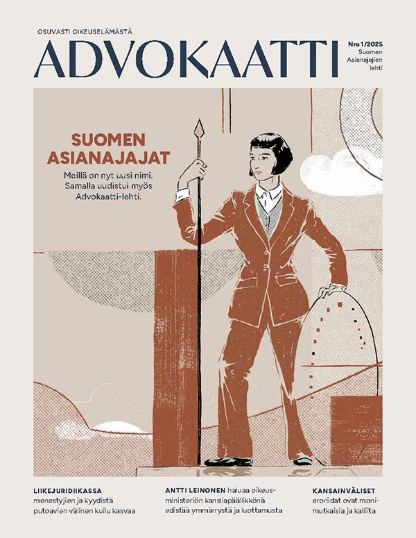 Kansikuva Advokaatti 2025