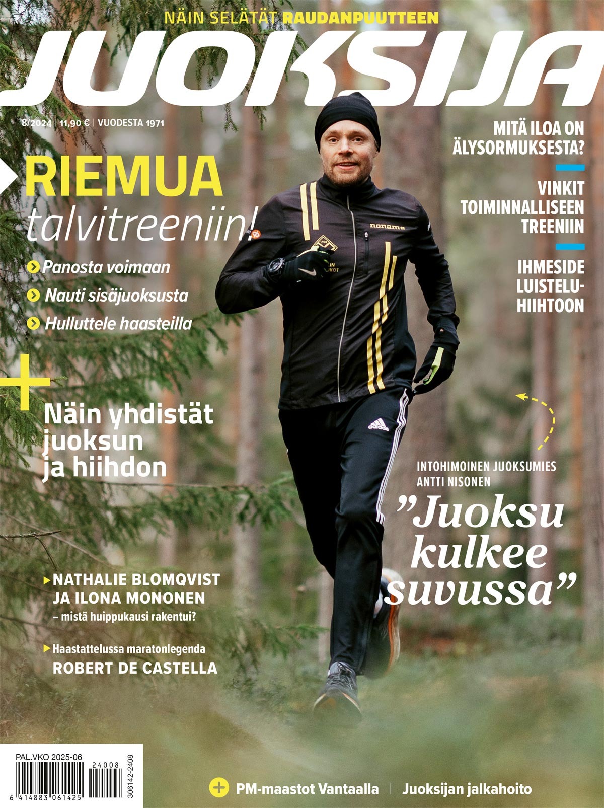Kansikuva Juoksija 2025