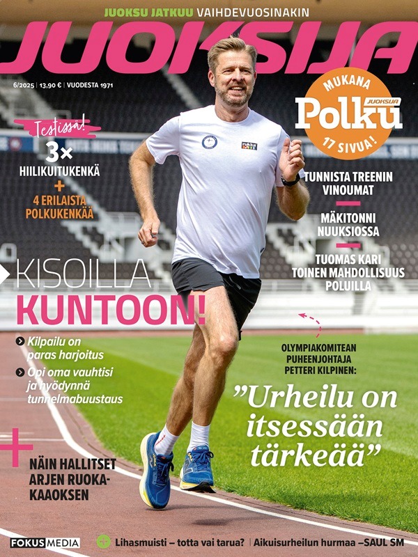 Kansikuva Juoksija 2026