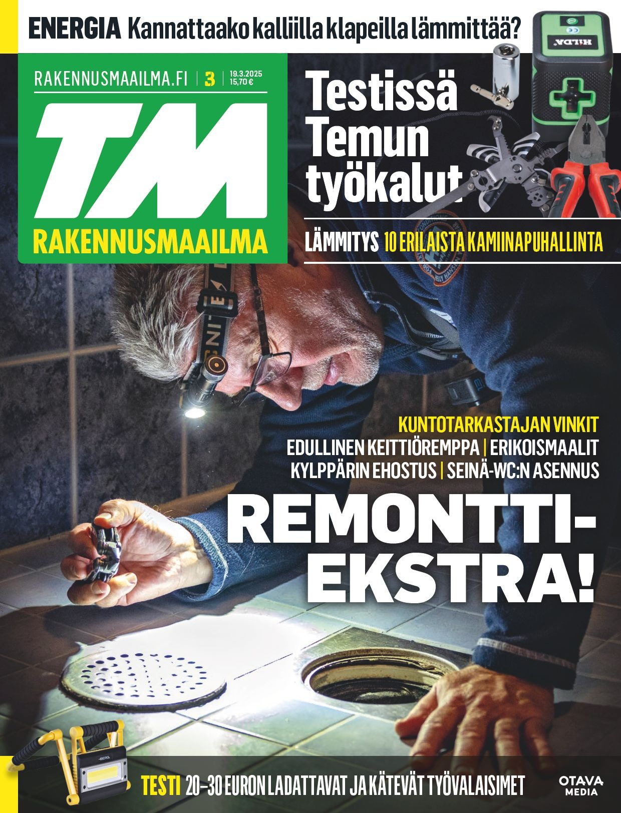 Kansikuva TM Rakennusmaailma 2025