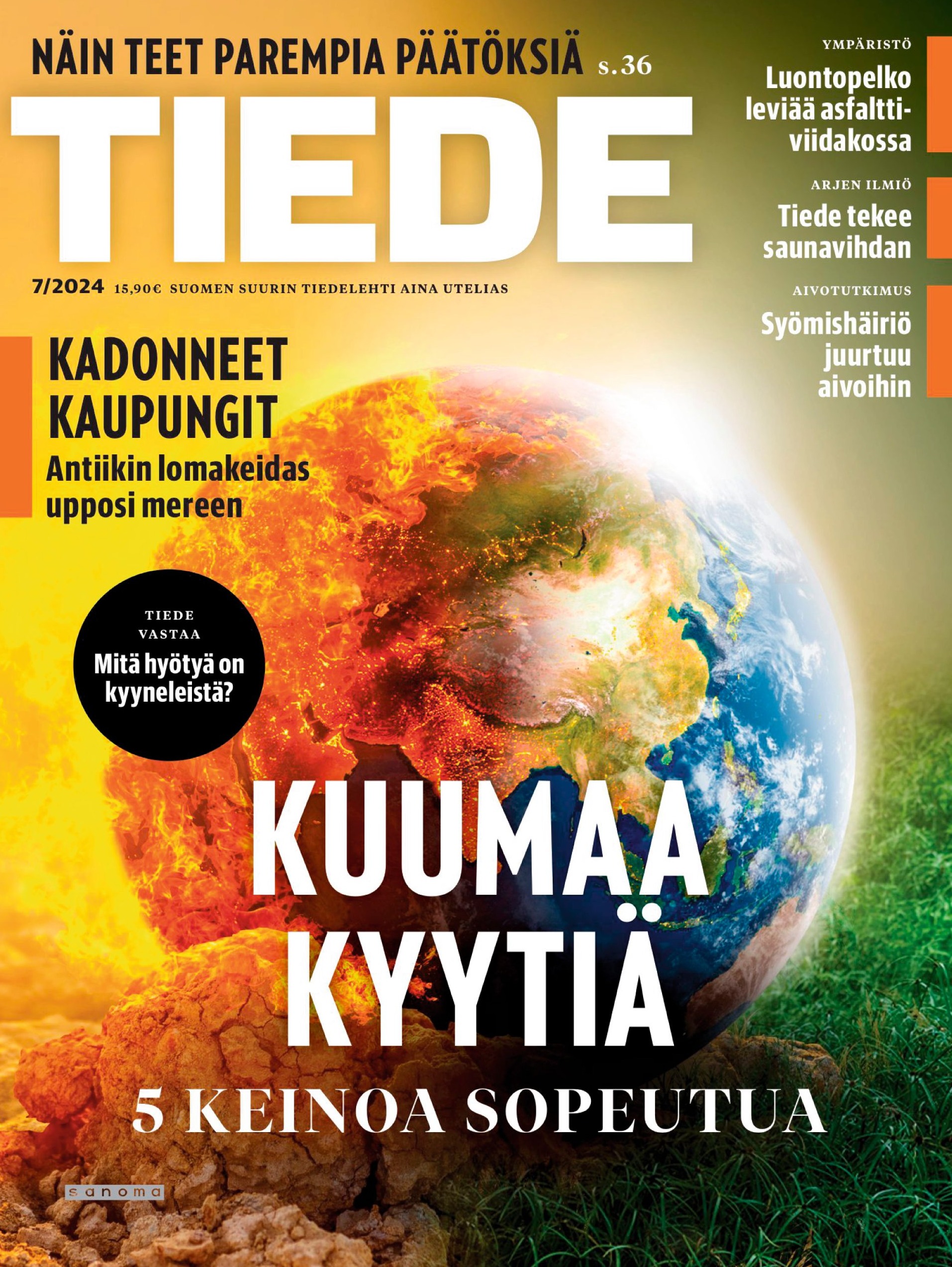 Kansikuva Tiede 2025