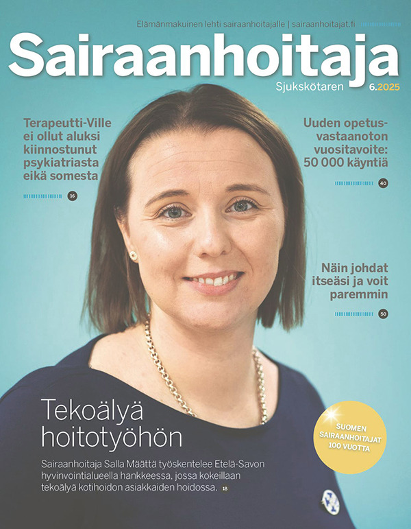 Kansikuva Sairaanhoitaja 2026