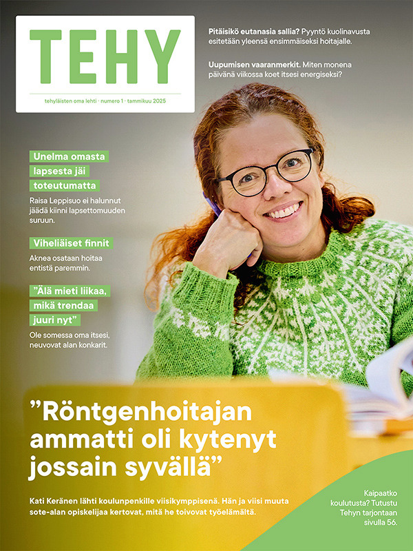 Kansikuva Tehy-lehti 2026