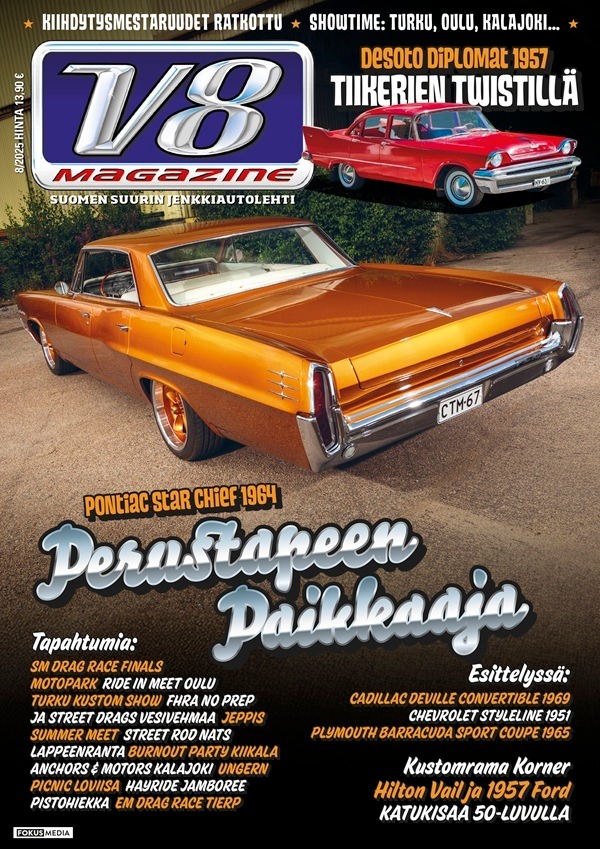 V8-Magazine kansi